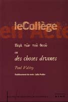 Peri tôn toû theoû ou des choses divines